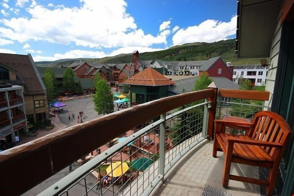 Enjoy views of the village from your condo