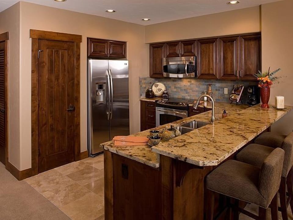 The kitchen has everything you need to cook delicious meals
