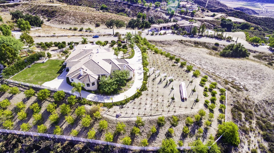 Hilltop, private, gated estate. 