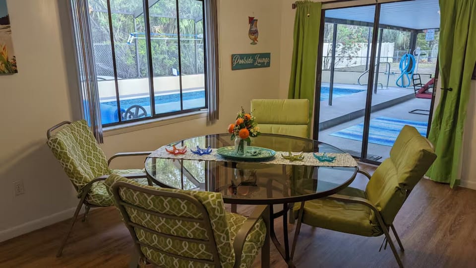 Dinning room, just off of great room on way to the pool