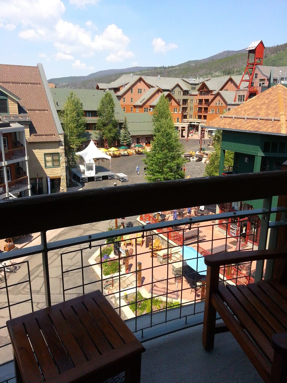 The condos are conveniently located in the heart of River Run Village.