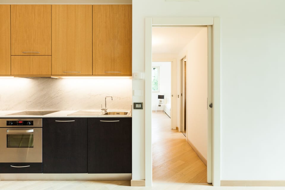 Apartment, 1 Queen Bed with Sofa bed | Private kitchen | Full-size fridge, microwave, oven, stovetop