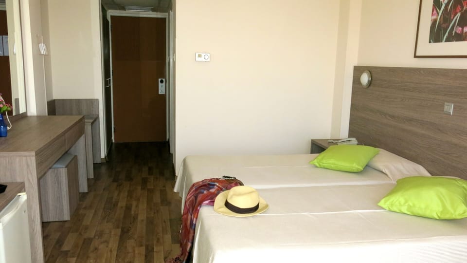 Double Room, Pool View | In-room safe, soundproofing, iron/ironing board, free cribs/infant beds