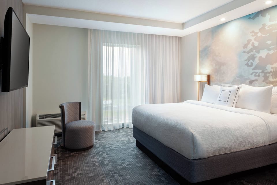 Hypo-allergenic bedding, in-room safe, individually decorated