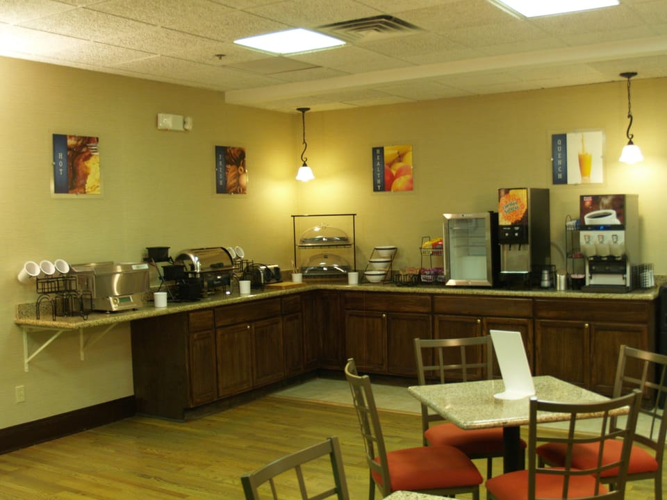 Free buffet breakfast