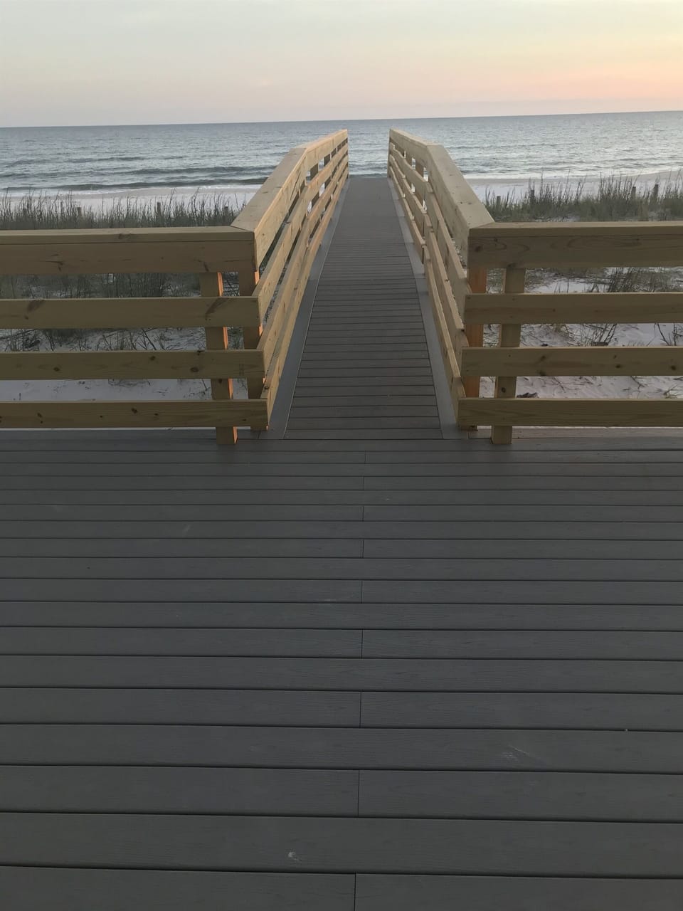 New deck and walkway over the dunes