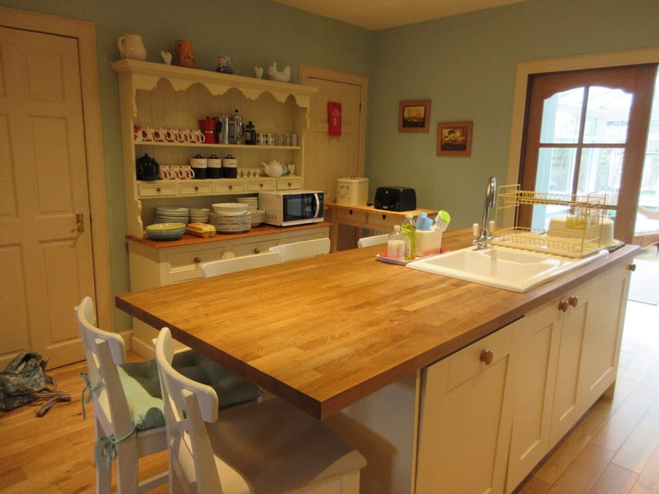 Kitchen island and dresser