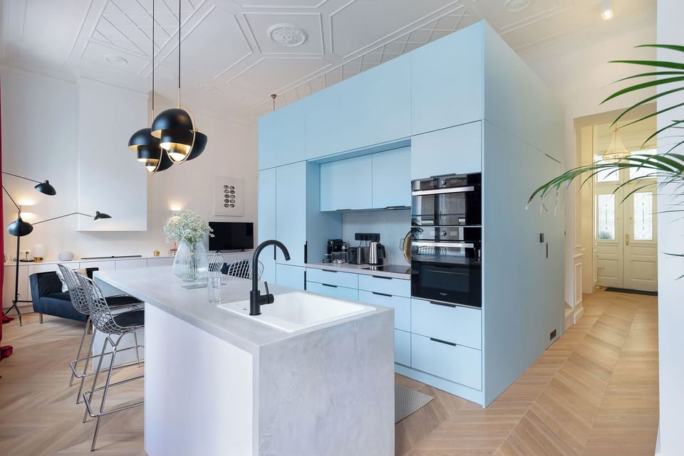 Kitchen and dining area