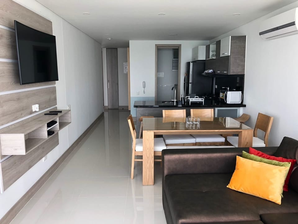 Family Apartment, Multiple Beds, Accessible | Living room | TV