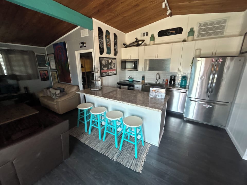 Upstairs living room/kitchen