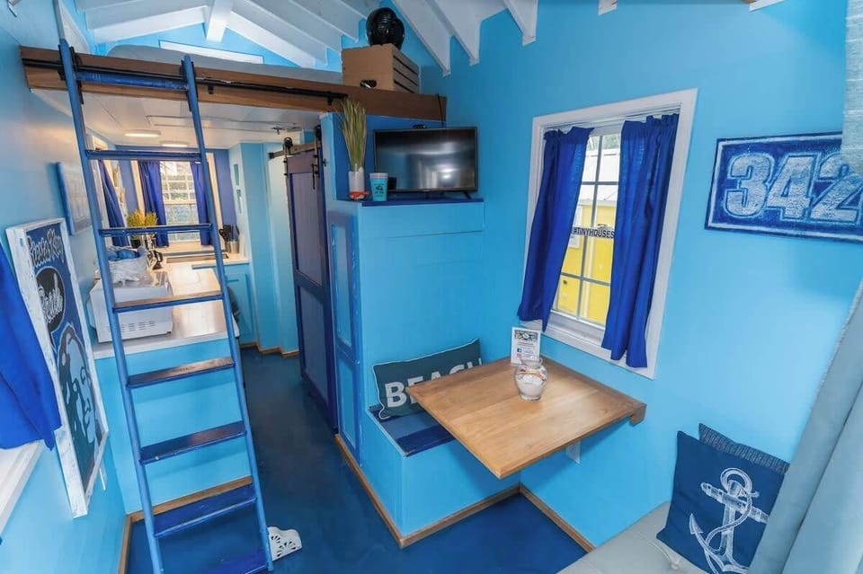 Ladder access to the the Loft Area