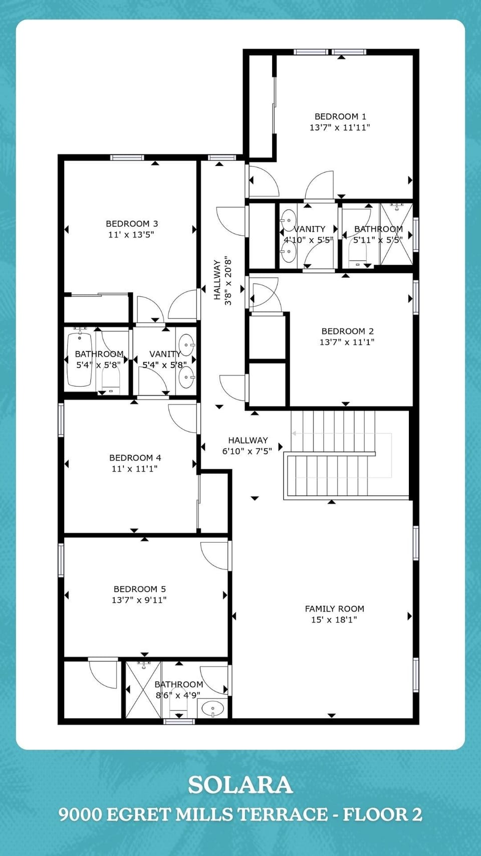 Floor Plan 2nd Floor