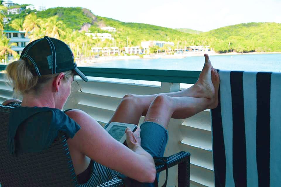 Read a book on your private balcony overlooking Bolongo Bay