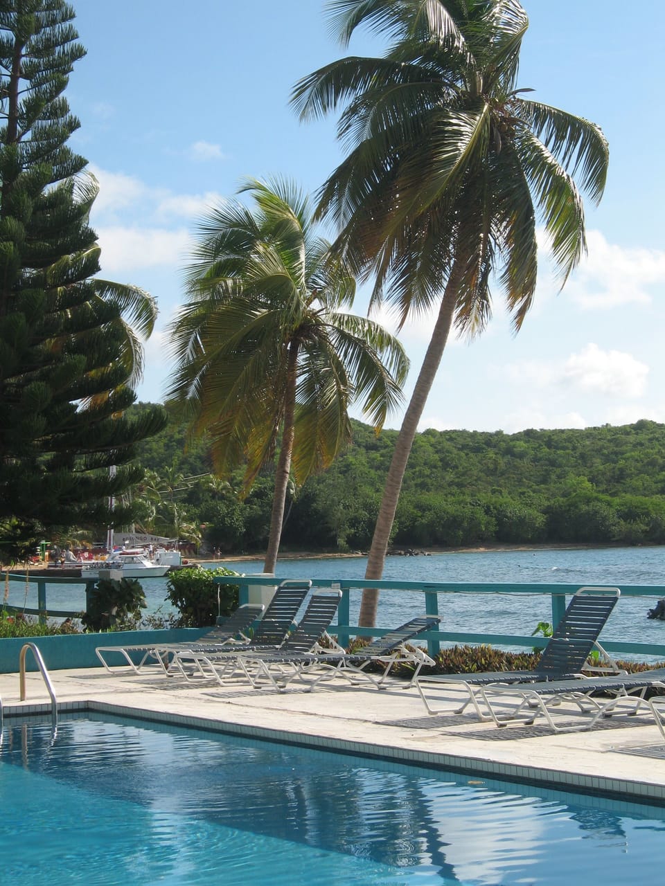 The main pool is just down the hallway from your front door 