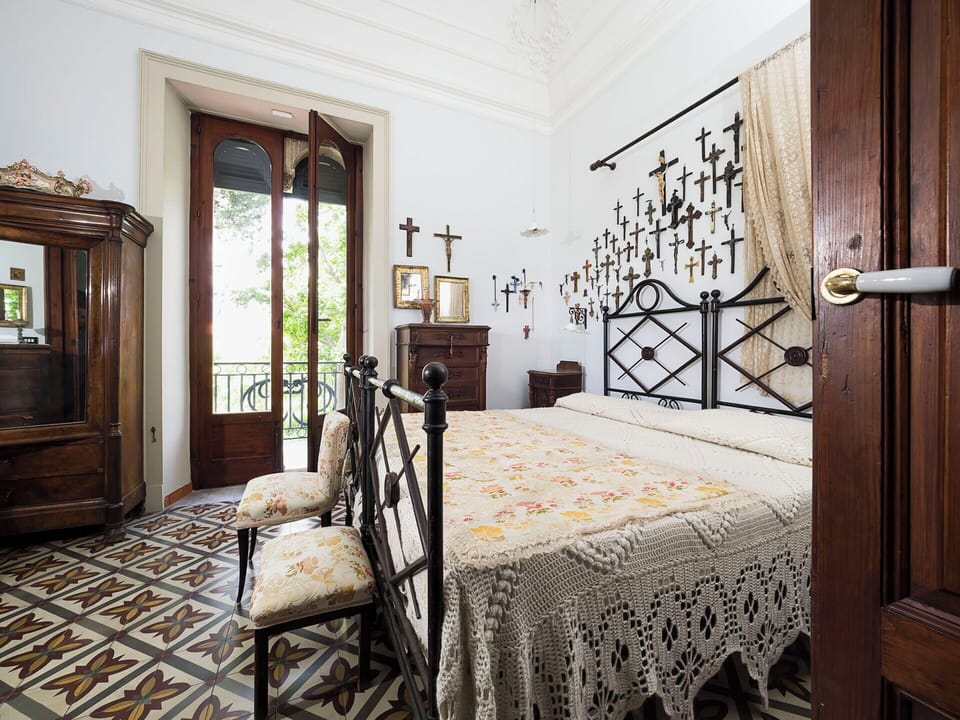 One of the elegant double rooms
