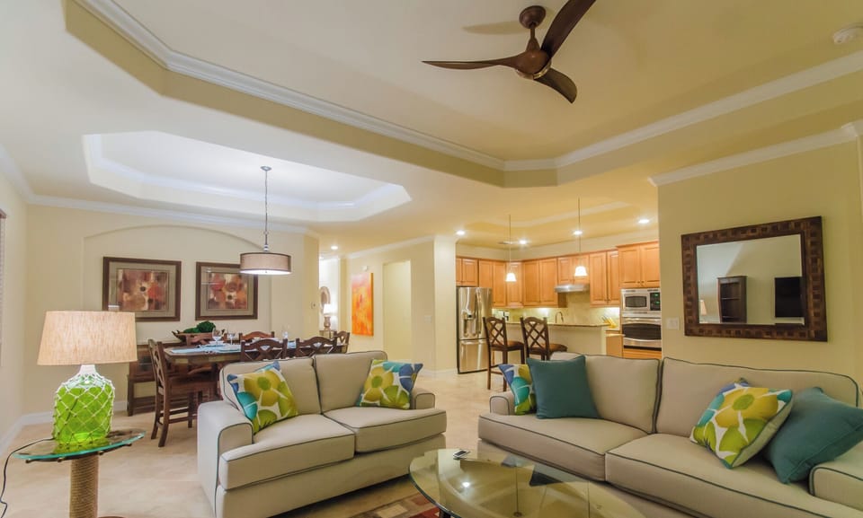 Upscale Furnishings and Open Floor Plan