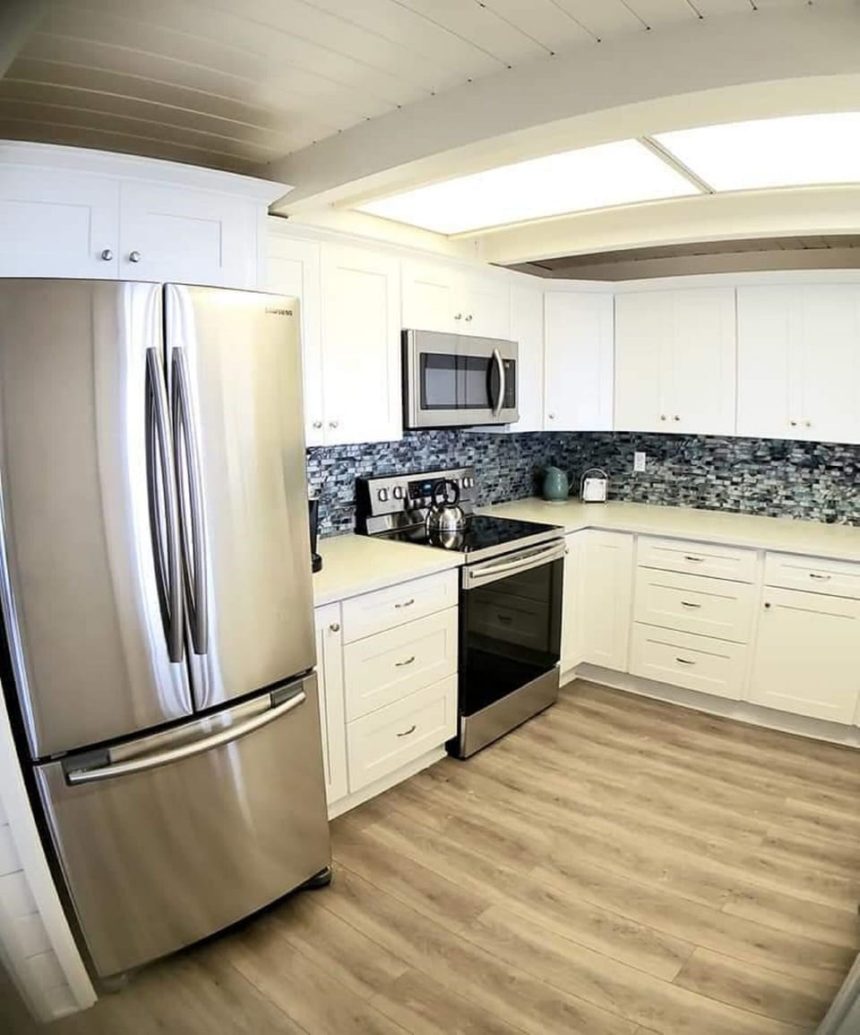 All new stainless steel appliances
