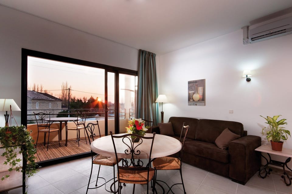 Relax and unwind in the cozy, well-appointed living room.