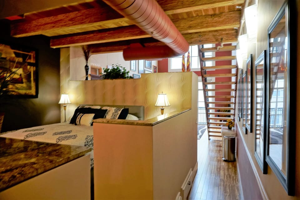 Open bedroom downstairs