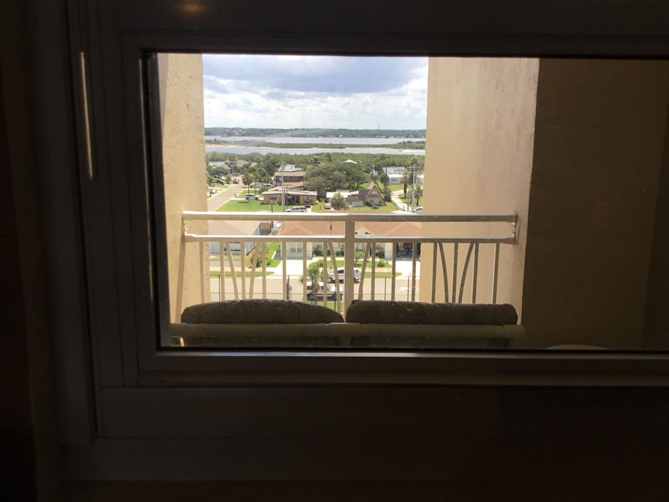 Kitchen window view of the inter coastal waterway