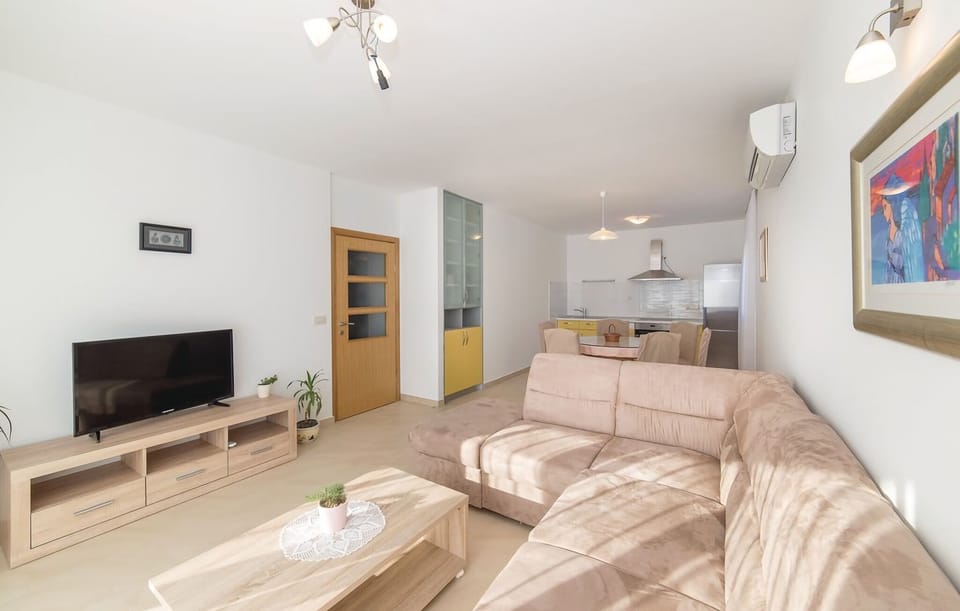 Living room is connected to the kitchen making it more spacious