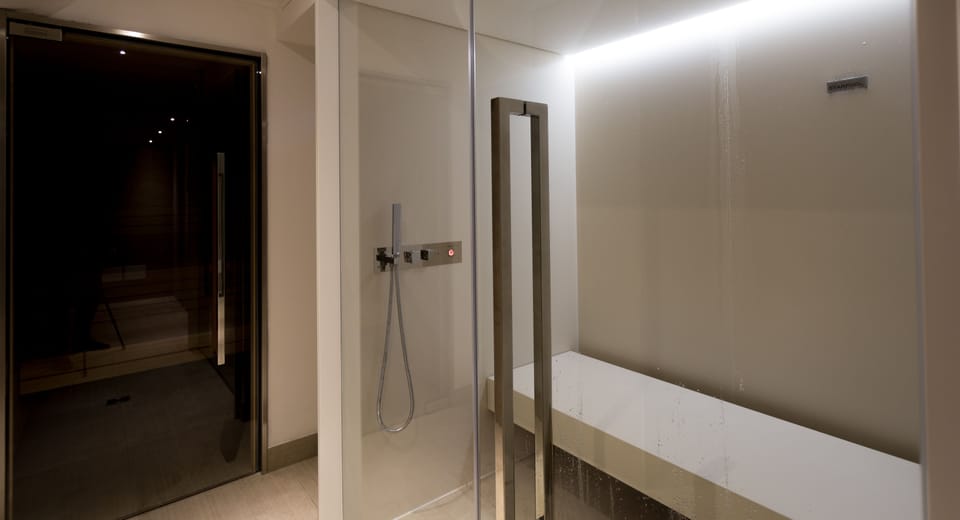 Sauna, steam room