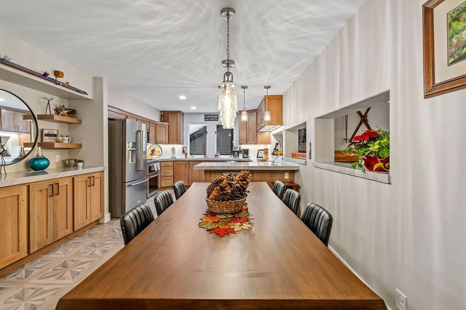 All new "mountain modern" kitchen