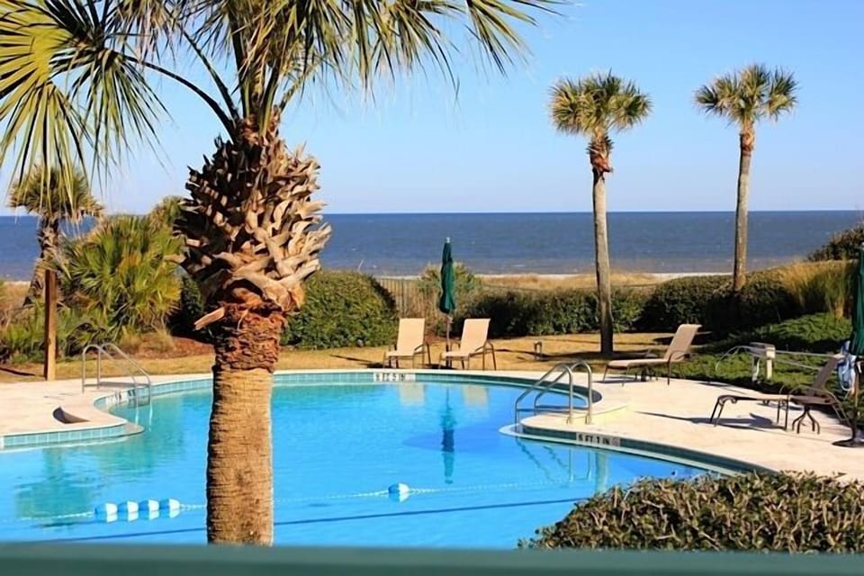 Pool, looking toward ocean
