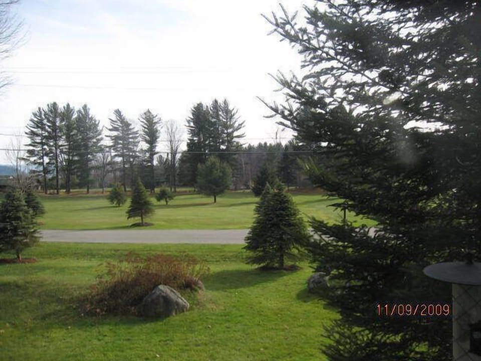 18th fairway of Whiteface Club from living room.