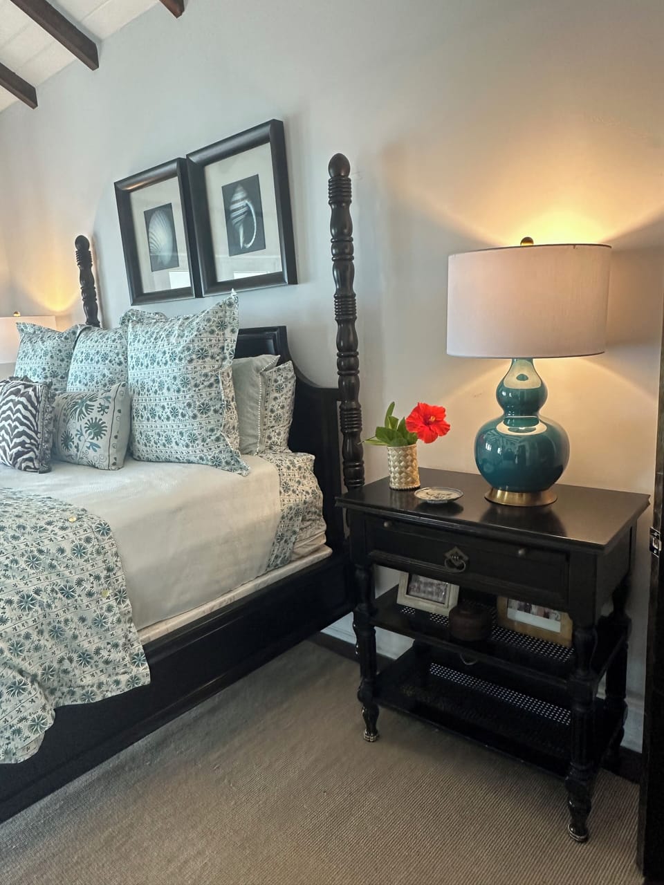 Second floor master suite with bathroom