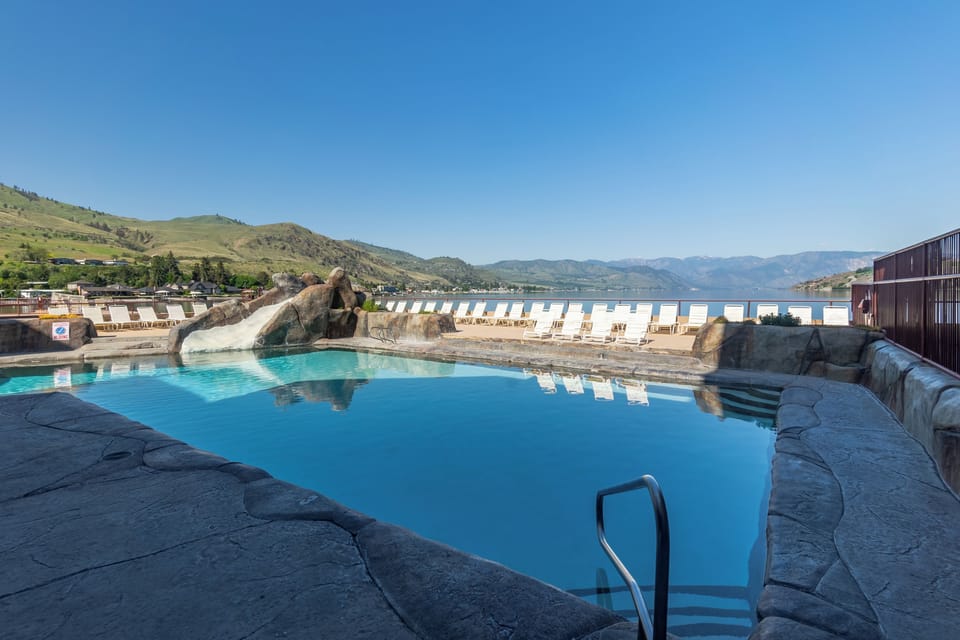 Slide into summer with the best lakeside pool in all of Chelan!