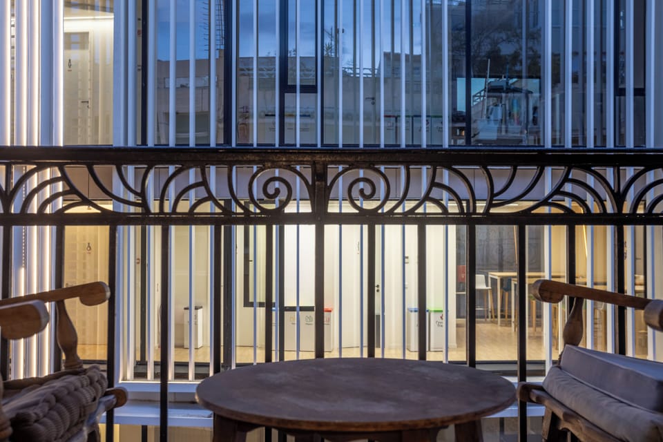 Balcony at dusk