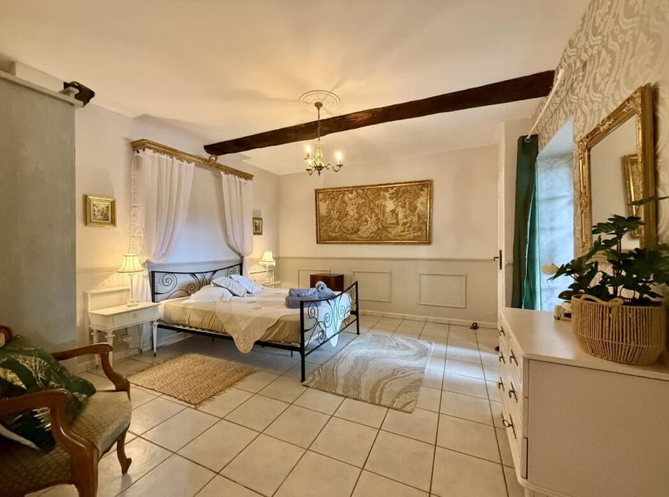 Bedroom #5 on the ground flr. Self contained apartment with ensuite shower/loo