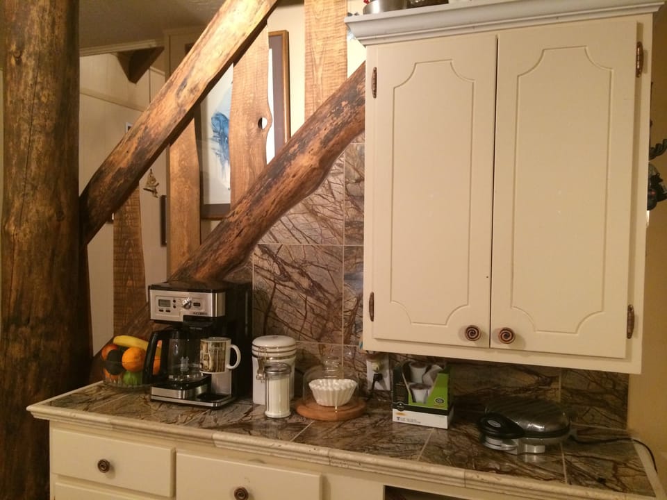 Kitchen coffee station. Bring your K-cups!