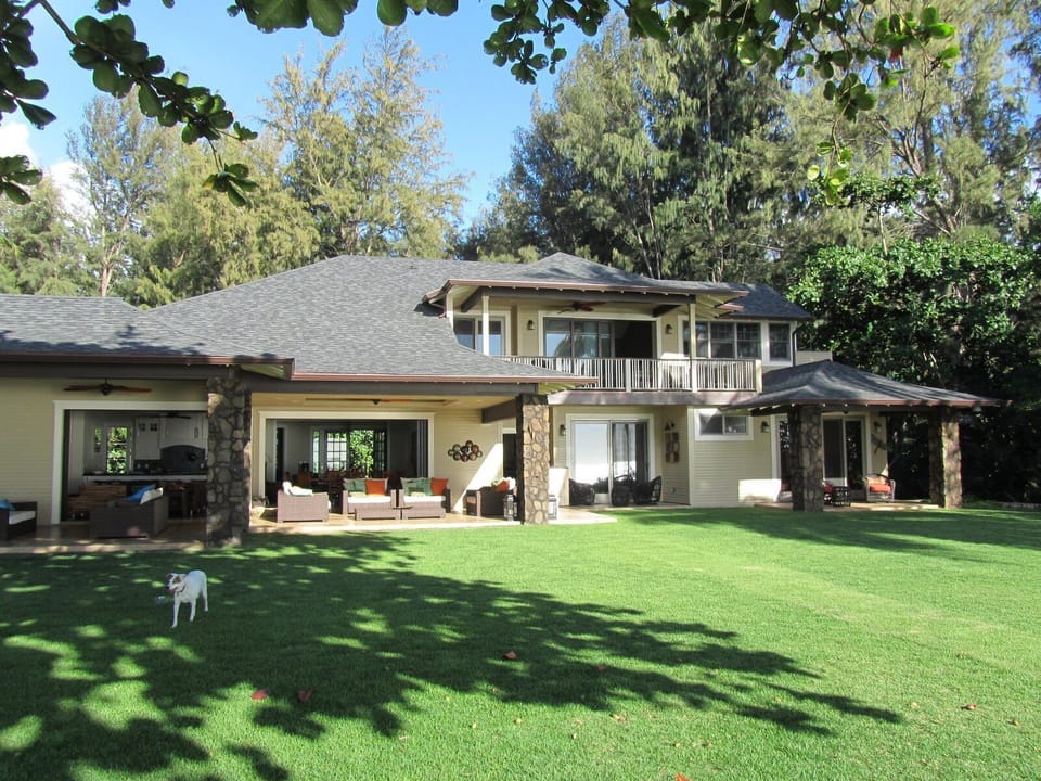 Ocean facing yard