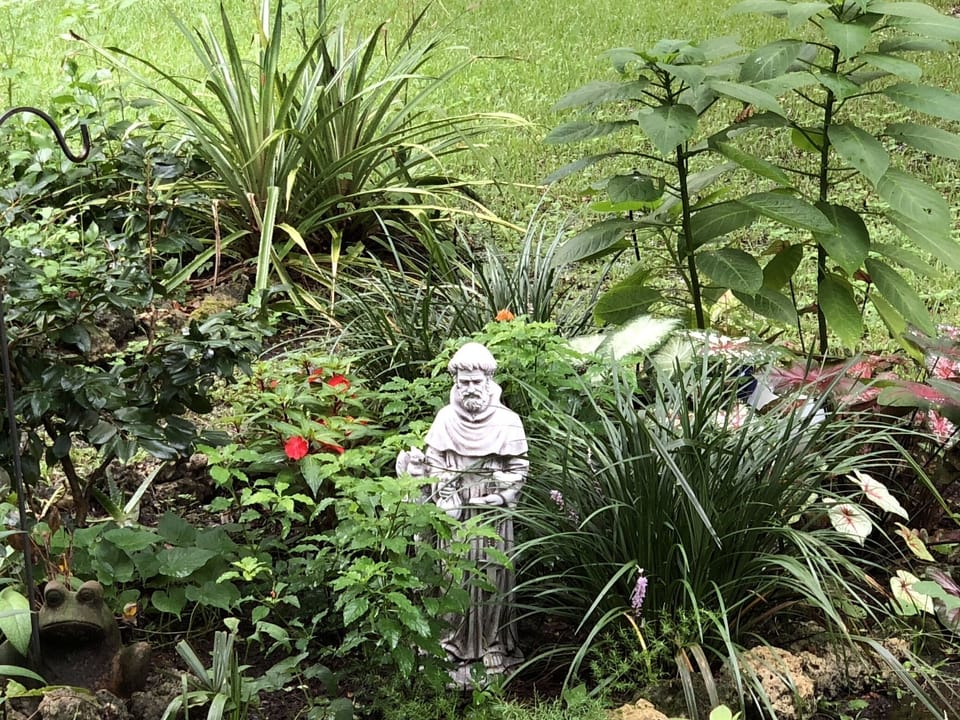 One of many gardens.