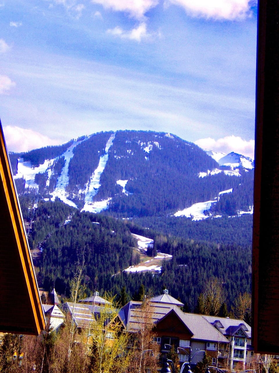 View From Top Deck Of Whistler Mountain 