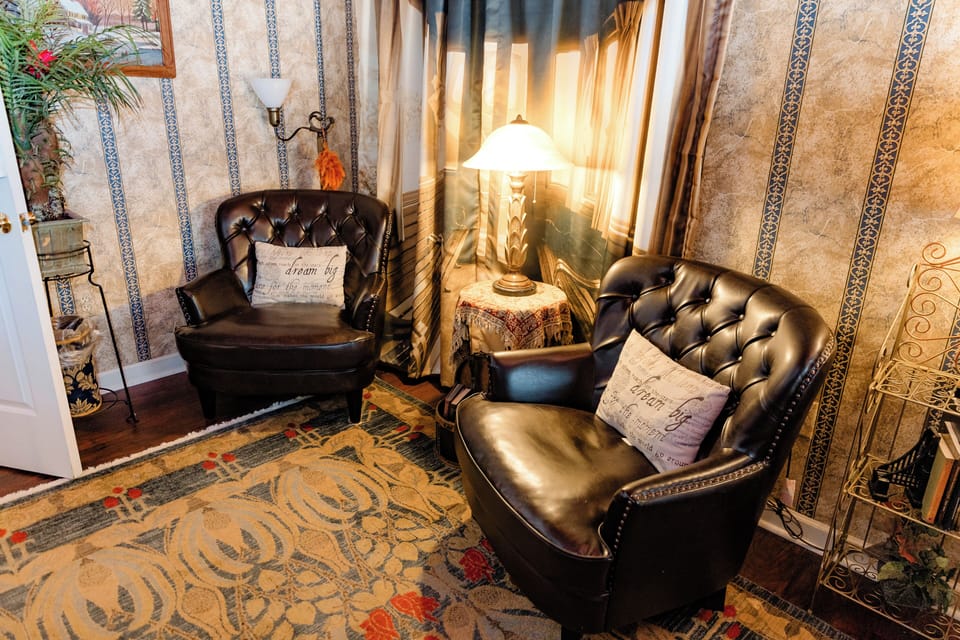 The Sleeper Car King Suite | Individually decorated, individually furnished, iron/ironing board