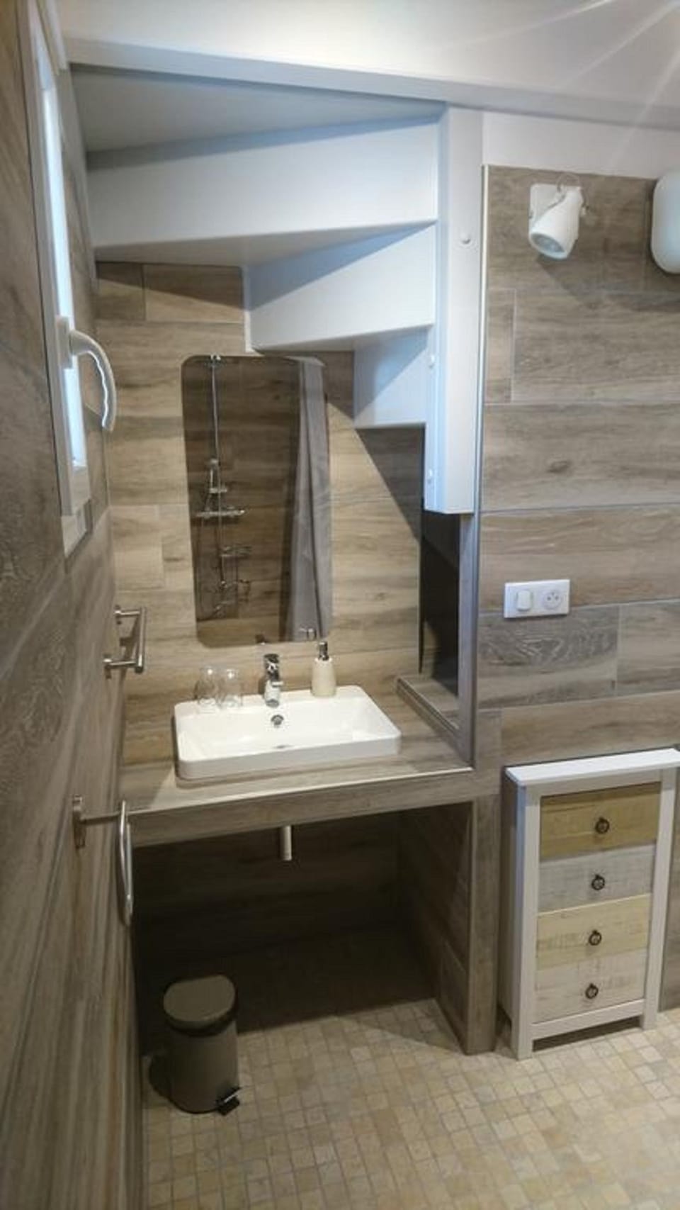 Double Room, Terrace | Bathroom sink