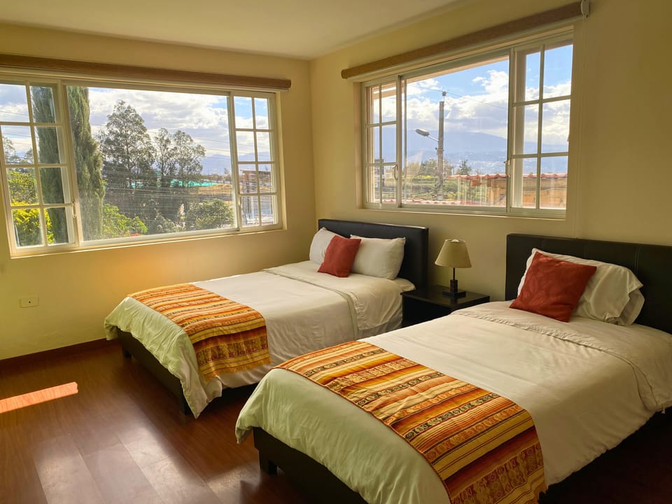 Superior Double Room, Multiple Beds | 2 bedrooms, blackout drapes, iron/ironing board (on request)