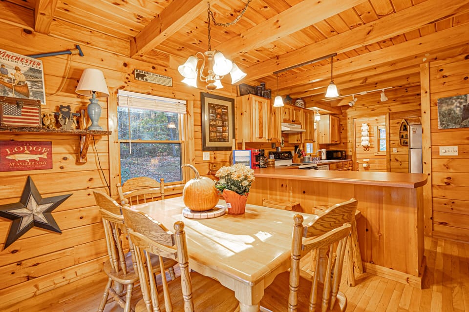 Open kitchen area