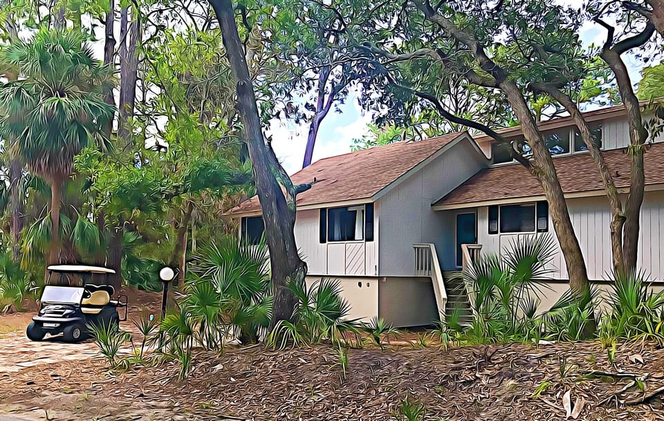Open concept and comfy home.