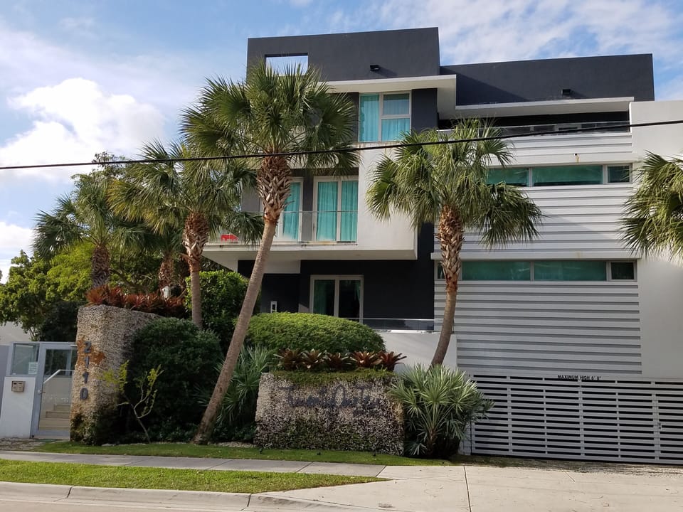 Brickell Avenue building front view