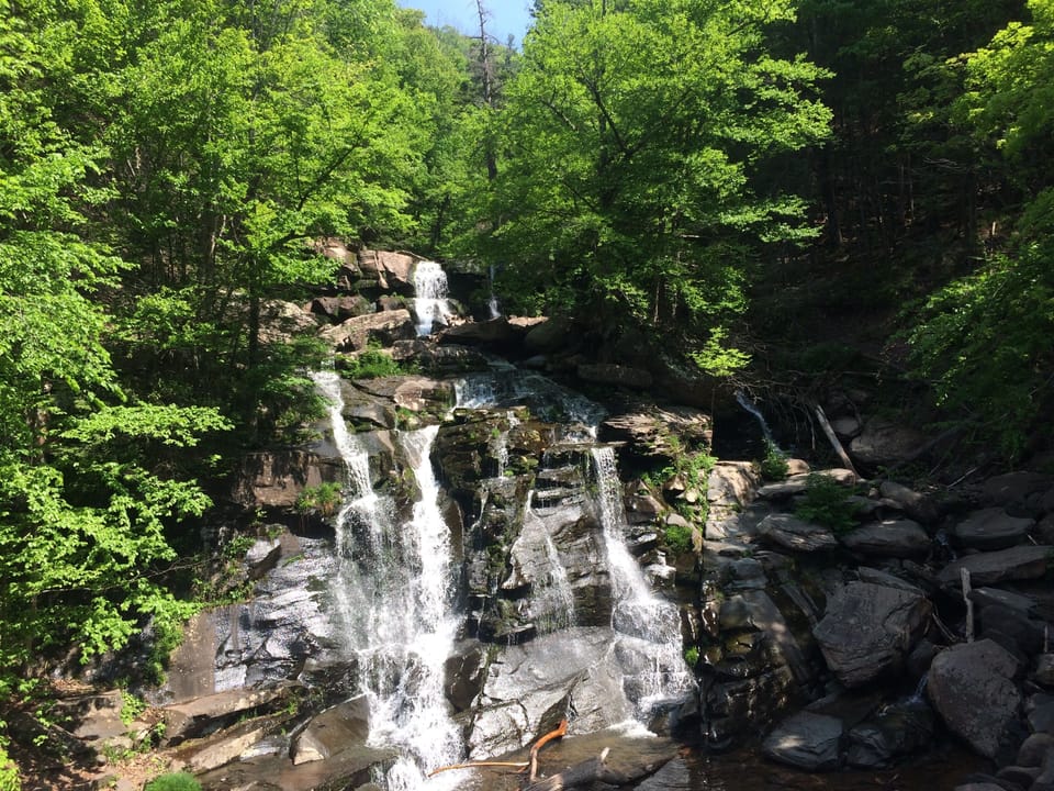 Kaaterskil waterfall in Summer