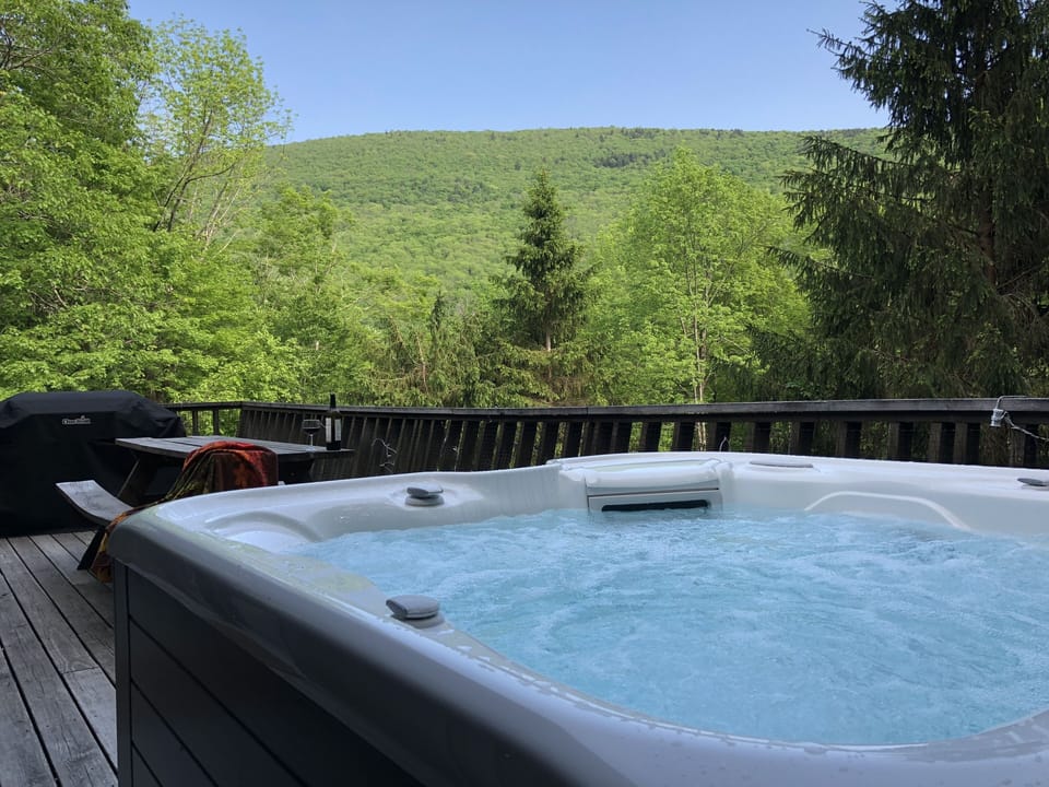 Hot-tub on the main deck