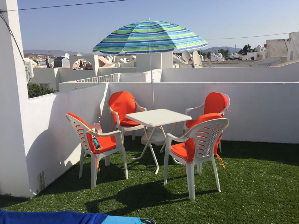 The Newly Astro Turfed Roof Terrace 