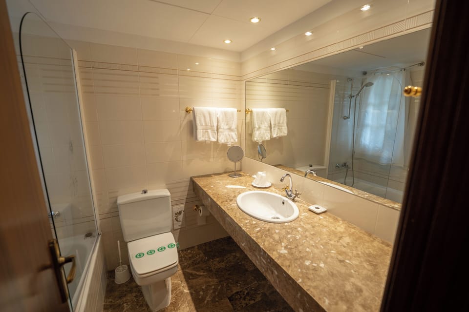 Basic Room | Bathroom | Bathtub, free toiletries, hair dryer, towels