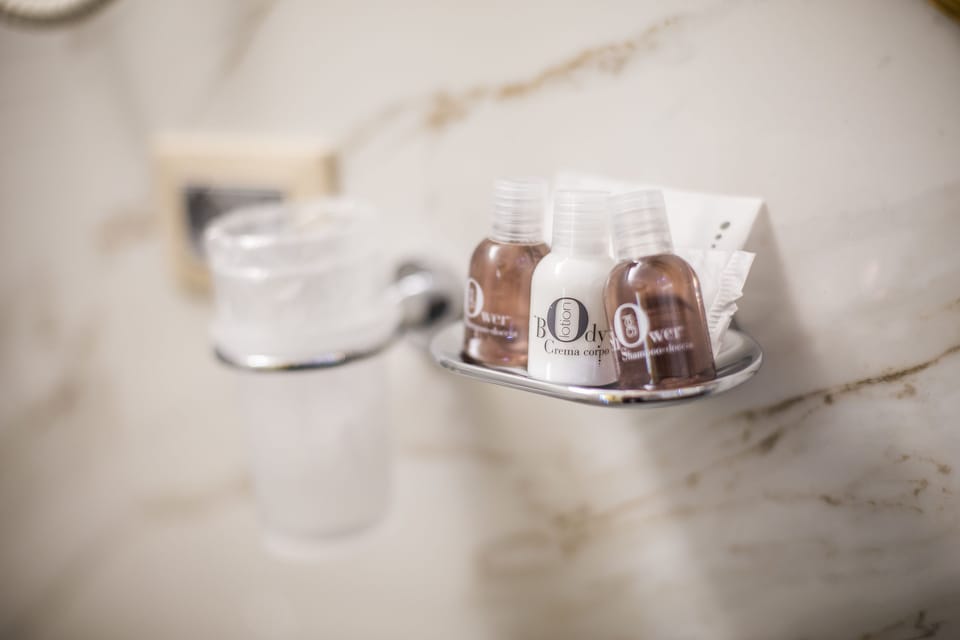 Classic Room | Bathroom | Shower, rainfall showerhead, free toiletries, hair dryer