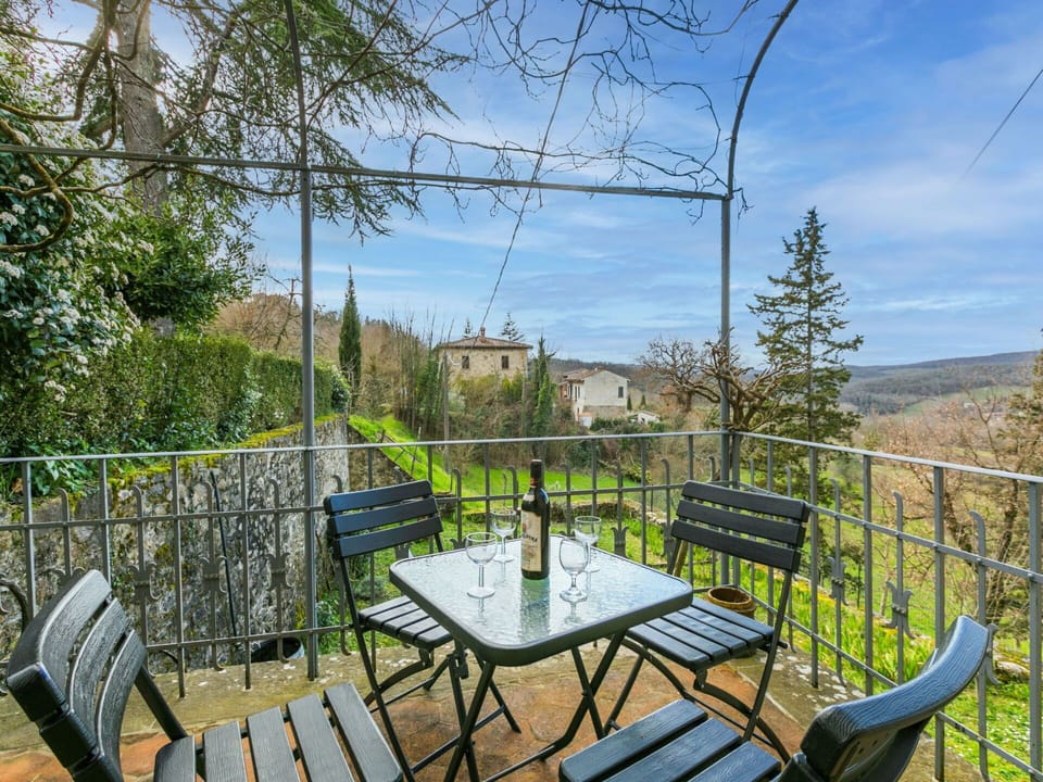 Outdoor Furniture, Outdoor Table, Chair, Fence, Handrail, Balcony
