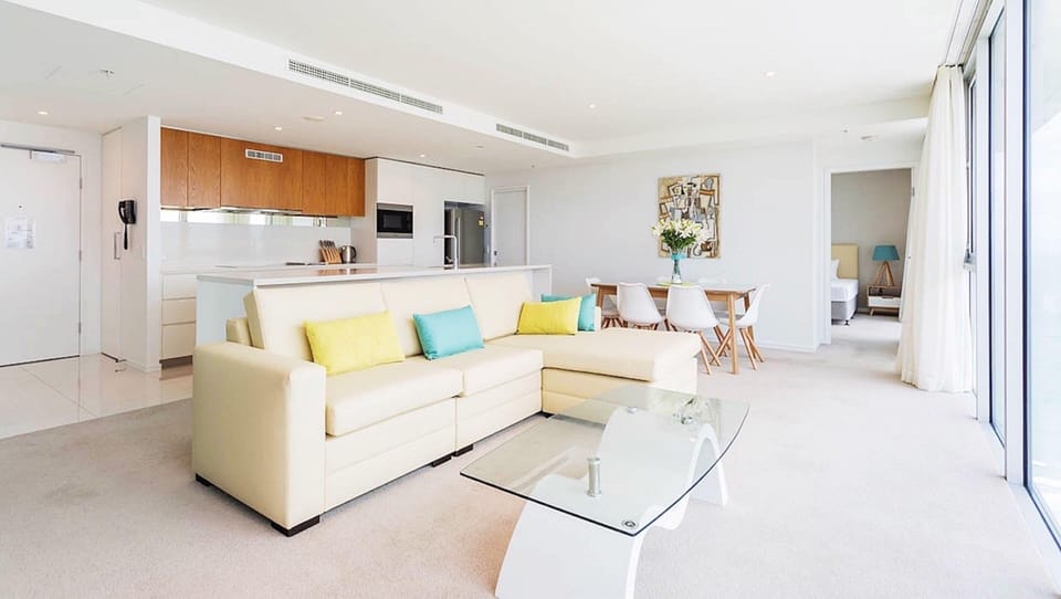 Superior Penthouse, 3 Bedrooms, Kitchen, Ocean View | Living room | 75-inch flat-screen TV with digital channels, TV, Netflix